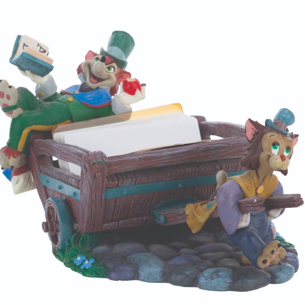 Vintage Disney's Pinocchio's Honest John & Gideon Rolodex